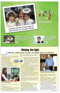 2007 Catholic Schools Week Supplement cover