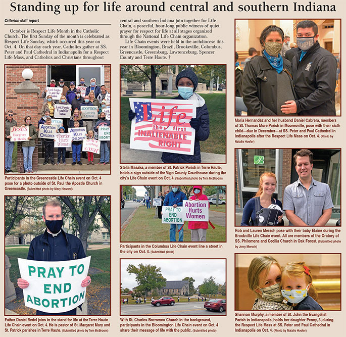 Photos: Standing up for life around central and southern Indiana