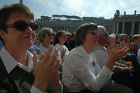 Papal audience in Rome