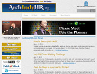 New benefits homepage screenshot