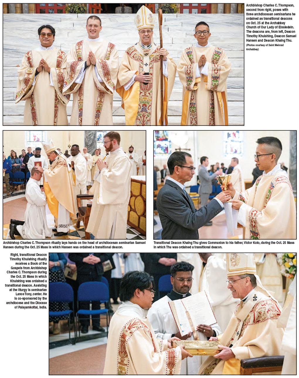 Photos from a Eucharistic procession at Indiana University in Bloomington
