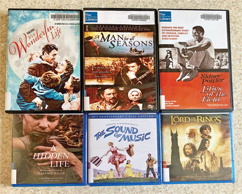 Here are some of the movies that a group of young adult Catholics recommend as &ldquo;should-see&rdquo; for Catholics. (Photo by John Shaughnessy)