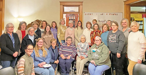 Members of St. Mary of the Immaculate Conception Parish in Rushville have shared their faith and life&rsquo;s joys and struggles for four Lents in their women&rsquo;s book study. (Submitted photo)