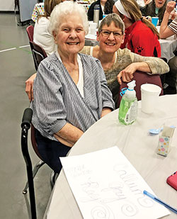 Jeannine Domescik celebrated her 90th birthday in March with her daughter Pamela Proctor by her side. (Submitted photo)