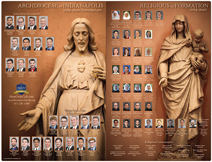 Poster: Seminarians and Religious in Formation.