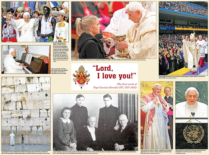 Photos from the life of Pope Benedict XVI: “Lord, I love you!”