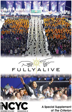 Cover of our National Catholic Youth Conference 2023 Supplement