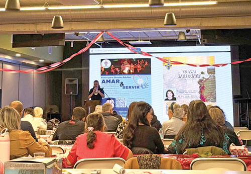 Music was enjoyed by both Latino seniors and young adults during a Valentine&rsquo;s celebration titled Uniendo Generaciones (&ldquo;Uniting Generations&rdquo;) held in Indianapolis on Feb. 20. (Submitted photo)