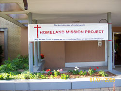 Homeland Mission sign