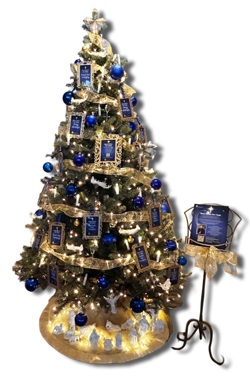 If you haven’t visited the festival yet, you can find the archdiocese’s “Jesus Christ Our Hope” Christmas tree at the Indiana Historical Society.