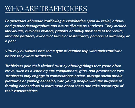 Infographic: Who Are Traffickers